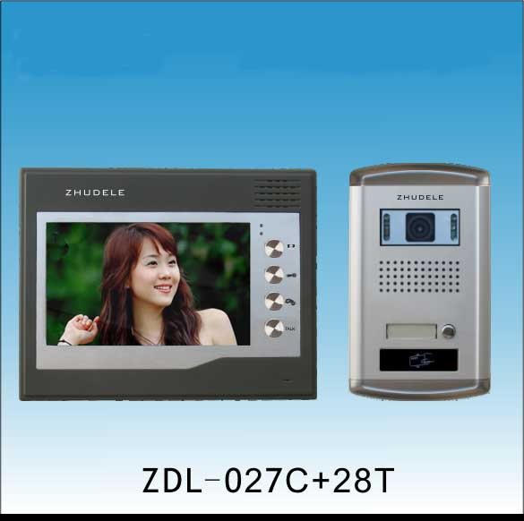 能刷卡的別墅彩色可視門鈴